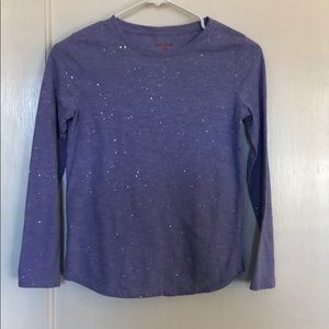 LS purple sparkle shirt